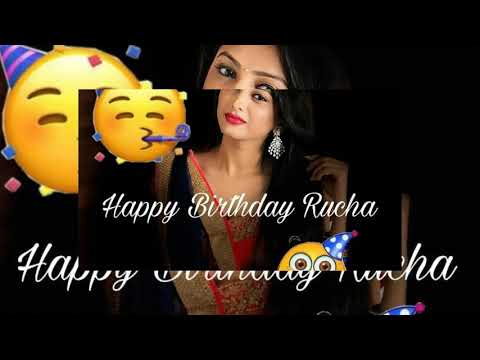 Happy Birthday Rucha😗