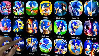 Sonic Forces,Shin Sonic Taper! Sonic Dash,Sonic Boom,Sonic 2,Sonic the Hedgehog 4,Sonic Racing......