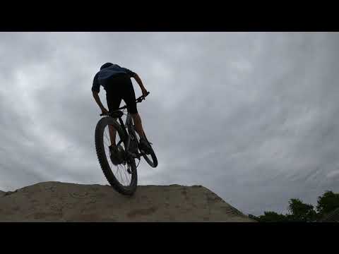 Insane whip off huge dirt jump