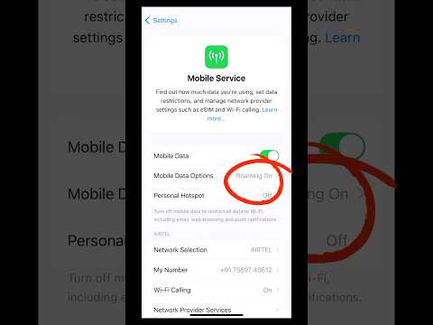 How to turn on data roaming on iphone | How to enable data roaming on iPhone | iPhone data roaming