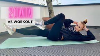 20MIN AB WORKOUT// NO TALKING// WITH MUSIC