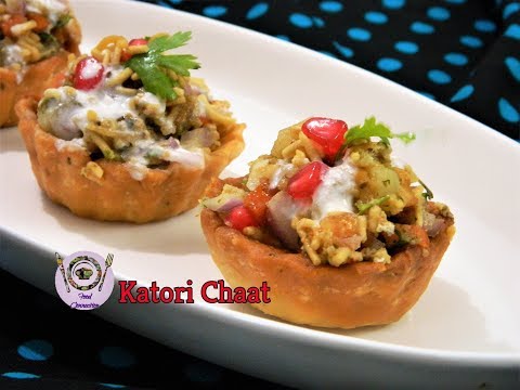 कटोरी चाट | Katori Chaat | Easy Recipe Of homemade Basket Chaat - By Food Connection