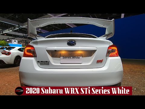 2020 Subaru WRX STi Series White Exterior - 2019 LA Auto Show