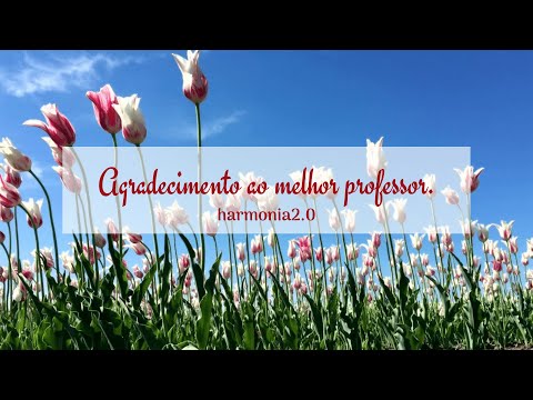 Agradecimento ao melhor professor. Vídeo motivacional.