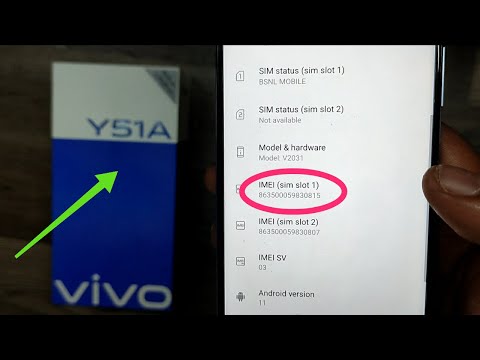 How to check storage detail and check IMEI number in VIVO Y51A/VIVO Y51|Where is the IMEI number