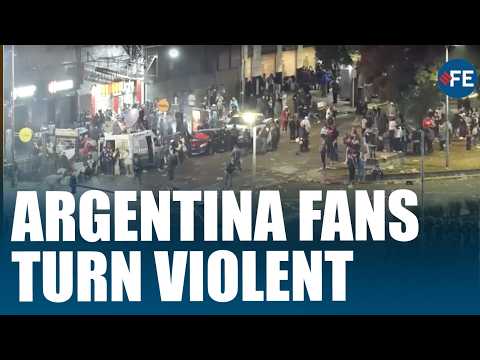 Argentina Fans Clash With Police After FIFA World Cup Final Defeat | Chaos On Streets