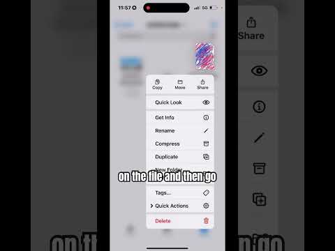 reduce file size ( compress pdf) on your iphone for free without any app #smartphone  #iphonetricks