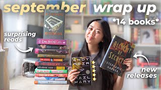 I read 14 books in September... let's talk about it | READING WRAP UP 📚⭐️