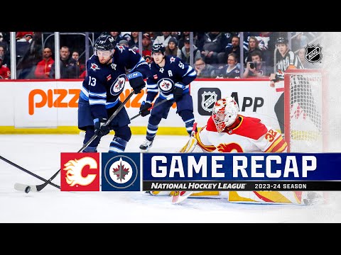 Flames @ Jets 4/4 | NHL Highlights 2024