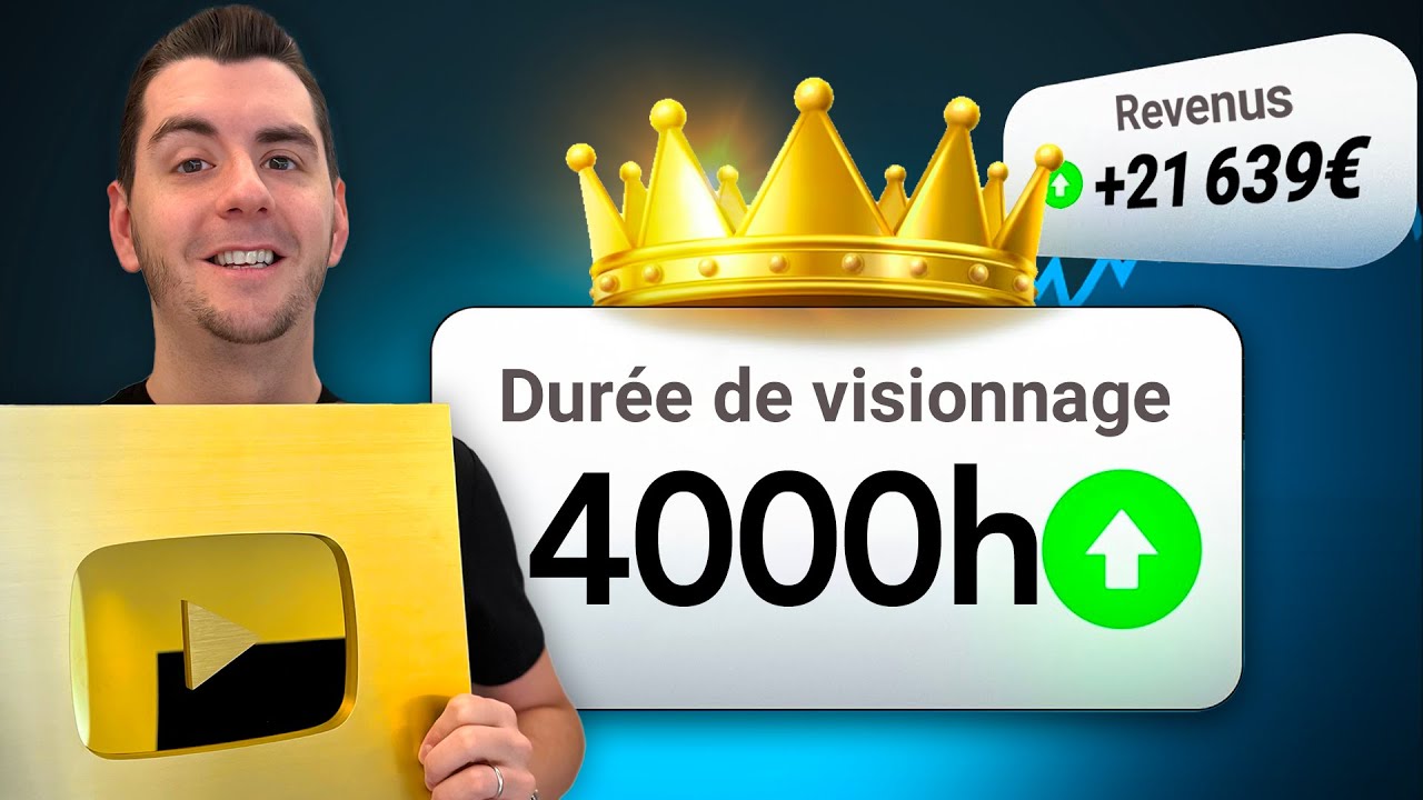 Comment Avoir 4000 Heures de Visionnage sur YouTube en 3 Jours (Méthode Rapide)