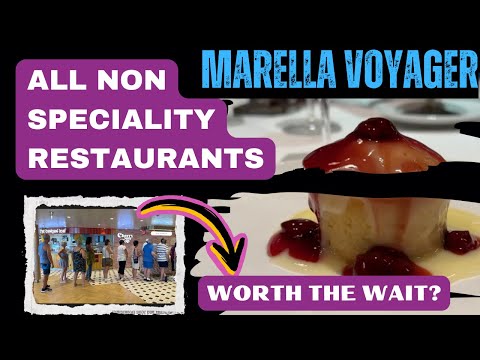All non speciality restaurants on Marella Voyager.  #restaurants #marella #voyager