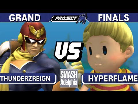 Project M - ThundeRzReiGN (Captain Falcon) vs HyperFlame (Lucas) - SMASHADELPHIA 2017 Grand Finals