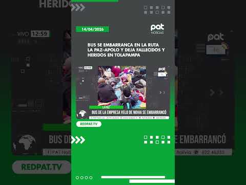 Bus se embarranca en la ruta la paz–apolo y deja fall3cidos y heridos en Tolapampa