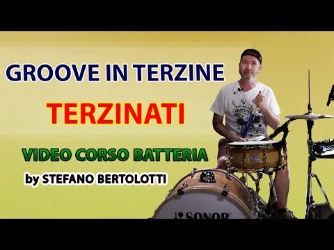 Video Corso Batteria - Lezione #61 - Groove in Terzine  |Tutorial