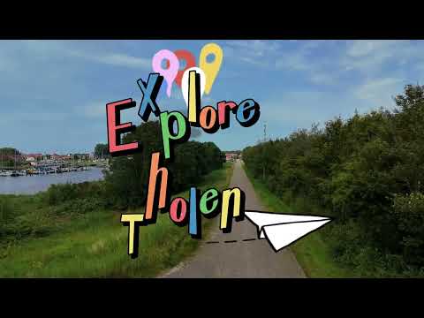 Tholen - a beautiful city in the south of the Netherlands in 4K DJI mini pro drone