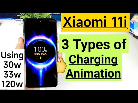 Xiaomi 11i Charging Animation using 30w,33w and 120w 🔥🔥🔥