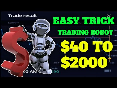 Easy Trick Trading Robot in Expert Option - $40 to $2000 - 100% Work