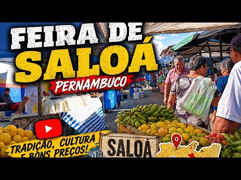 FEIRA LIVRE DE SALOÁ PERNAMBUCO 29/04/26(Final de mês na cidade)
