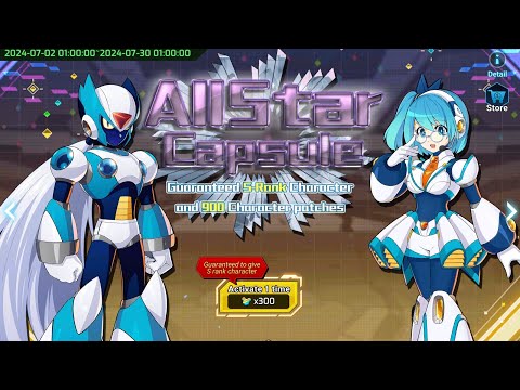 MegaManX DiVE - Busting the All-Star Capsule for Swimsuit Roll