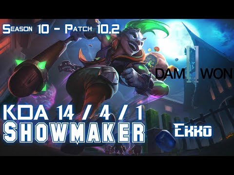 DWG Showmaker EKKO vs ZED Mid - Patch 10.2 KR Ranked