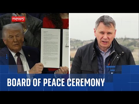 Sky analysis | Board of Peace is 'people who want to be friends with Trump'