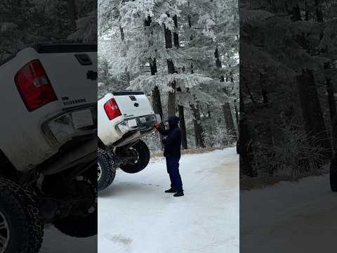 CAN’T PARK THERE so we’re towing him!