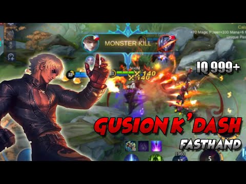 GUSION KOF K' FAST HAND | GUSION GAMEPLAY #12 | MOBILE LEGENDS BANG BANG