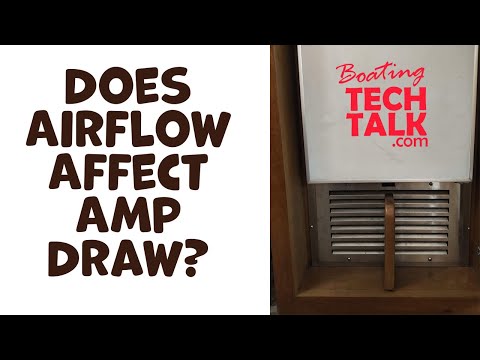 Does the Airflow Around My Boat Appliances Affect the Amp Draw?