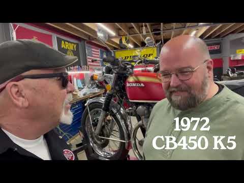 Motorcycle Stories... Triumph Killer... Honda CB450 K5 at A Bikers Garage