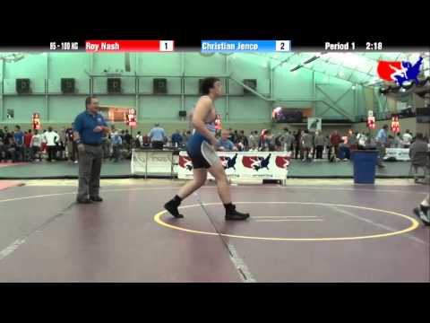 Roy Nash vs. Christian Jenco at 2013 FILA Cadet Nationals - FS