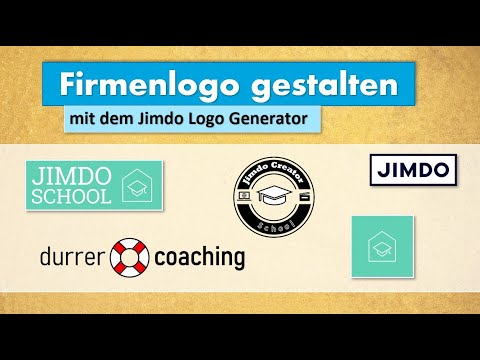 Firmen-Logo kostenlos und einfach erstellen mit dem Jimdo Logo-Generator