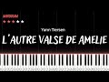 L'autre valse de Amelie - Yann Tiersen | INTERMEDIATE Piano Tutorial