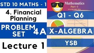 Financial Planning | Practice Set 4A Lecture 1 | SSC Class 10 Algebra | Maths 1 | Maharashtra Board