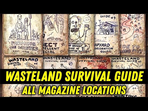 Wasteland Survival Guide - All Magazine Locations (Full Guide) | Fallout 4