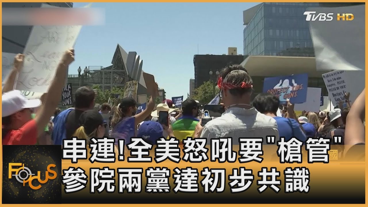 各城串連!全美怒吼要「槍管」 參院兩黨達初步共識