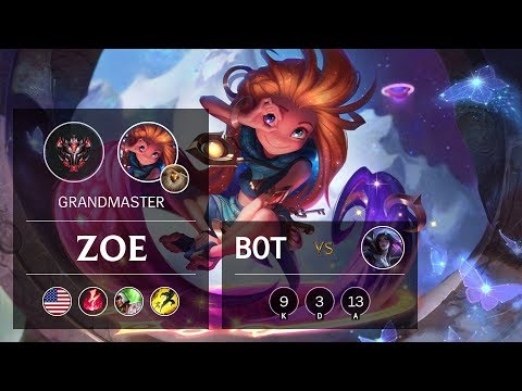 Zoe Bot vs Kai'Sa - NA Grandmaster Patch 9.13