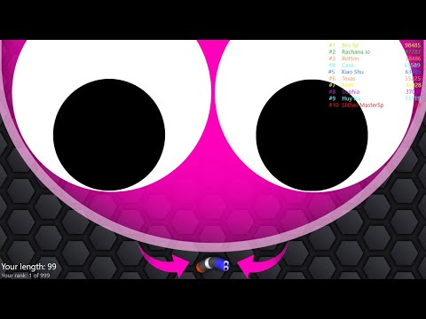 Slither.io A.I. 125,000+ Score Epic Slitherio Best Gameplay! #130