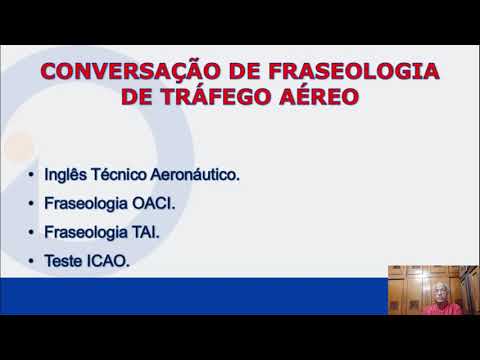 CONVERSAÇÃO DE FRASEOLOGIA  DE TRÁFEGO AÉREO