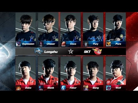 LZ vs SKT Game 1 Highlights - LONGZHU GAMING vs SK TELECOM T1 - LCK 2016 LOL Champions Korea Summer
