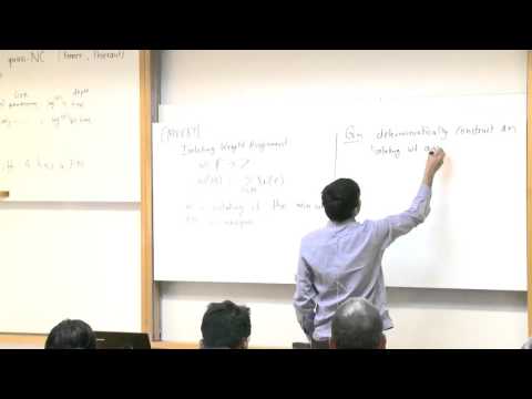 Rohit Gurjar: Bipartite matching is in quasi-NC - צילום הרצאות סטודיו האנה בי