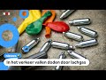 Lachgas wordt overal in Nederland verboden