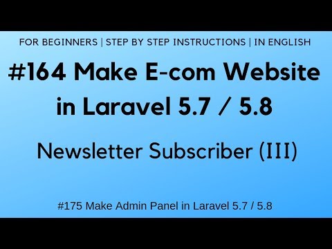 7 Make Admin Panel in Laravel 5 6 | Display Error Message on Login Failure | Logout Process