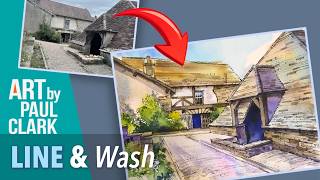 Turn a Dull Photo into a Bright Line & Wash