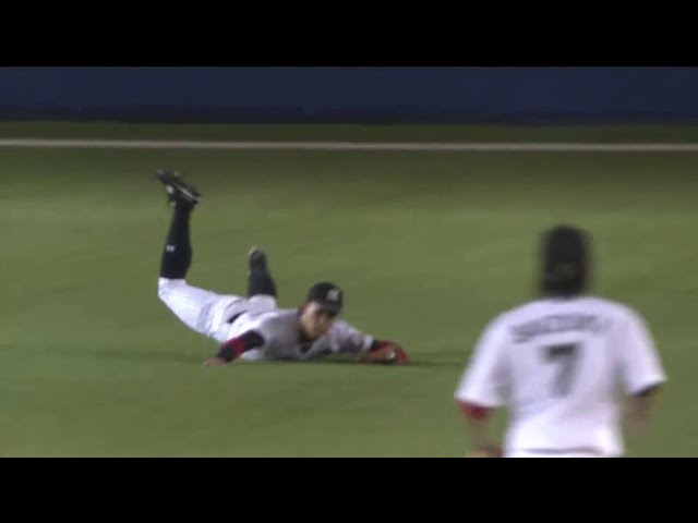 【5回表】気迫の守備も届かず…ファイターズ・大引がタイムリーを放ち追加点!! 2014/7/30 M-F