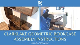 VASAGLE Wooden 5-Tier Bookcase Assembly (5-Tier Display Shelf/Room Divider, Freestanding Decorative