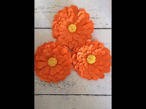 Hello It's me Bibiana| Orange Flower (Paper Art)