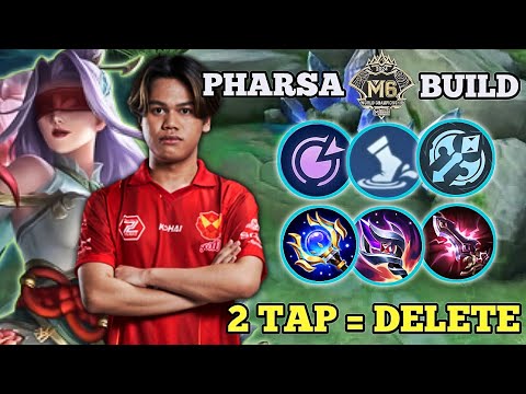 SRG STORMIE Thank You for Pharsa M6 Build & Emblem!! 2 Tap = Delete🔥🔥 | Pharsa M6 Best Build - MLBB