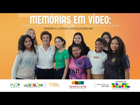 Alunos da Escola Agrícola registram memórias da comunidade em entrevista com a professora Lucinda Chiarello Maccari