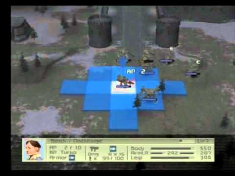 Front Mission 4 Walkthrough 16 - Mission 07 Blauer Nebel Base Part 1