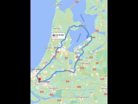 Full realtime ride - A20, A13, A4, A5 , A10, A8, A7, N307, A6, A27, A12, A20